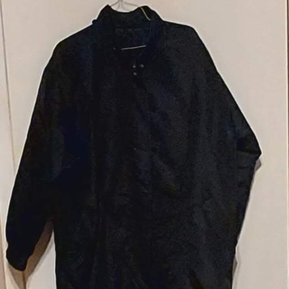Middle Brook Park Quilted Womans Black Jacket SZ XL Full Zip Pockets Lined Sharp
